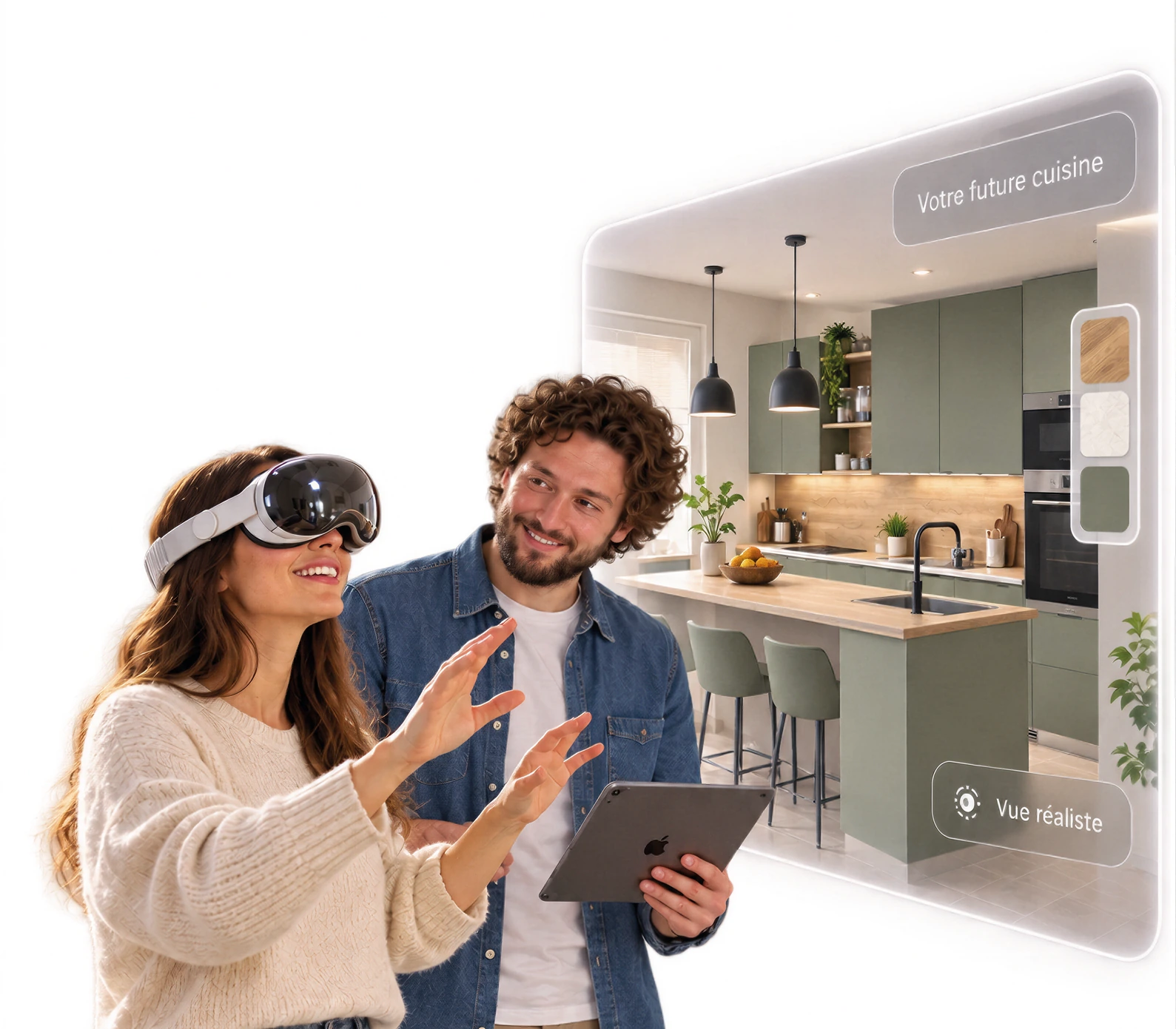 Illustration de l’accompagnement de Jordan pendant une découverte en réalité virtuelle